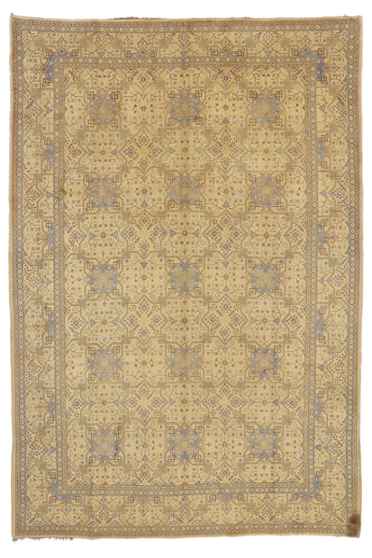 8 x 12 Vintage Persian Kashan Rug 75179