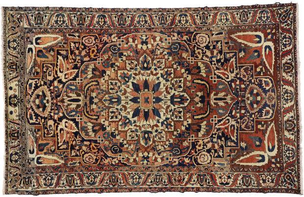 7 x 11 Vintage Bakhtiari Rug 75264