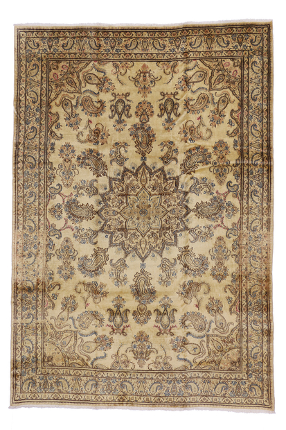 8 x 12 Vintage Persian Kerman Rug 75293