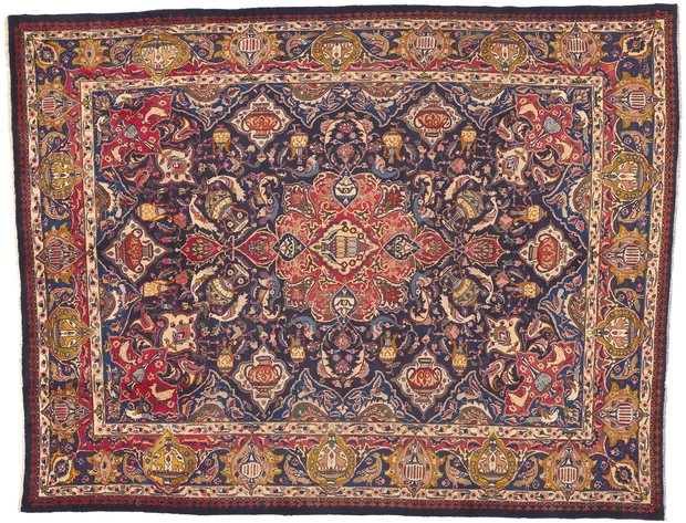 10 x 12 Vintage Persian Mashhad Rug 75520