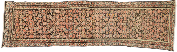 2 x 9 Antique Persian Hamadan Rug 75342