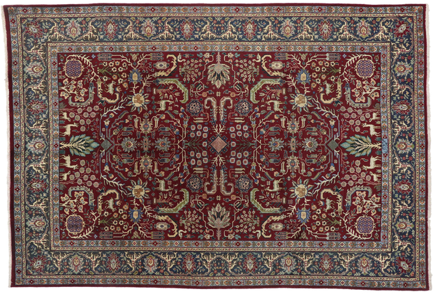 7 x 10 Vintage Tabriz Rug 75511