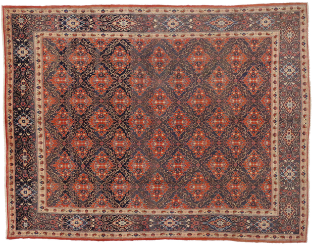 10 x 13 Vintage Mashad Rug 75579