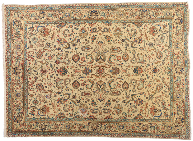 10 x 12 Vintage Persian Tabriz Rug 75588