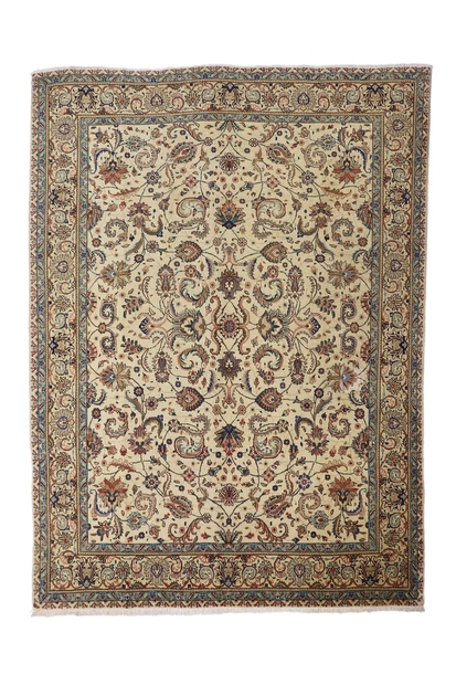 10 x 13 Vintage Persian Tabriz Rug 75588