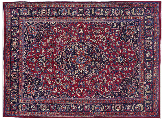 8 x 11 Vintage Mashad Rug 75669