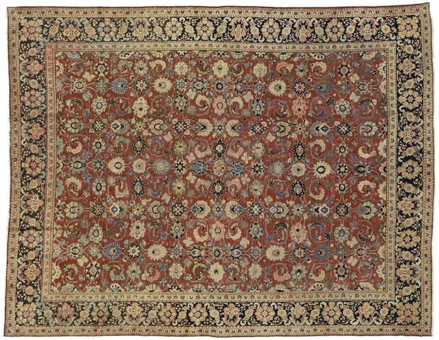 10 x 13 Antique Mahal Rug 75702