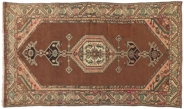 4 x 8 Vintage Persian Nahavand Hamadan Rug 75745