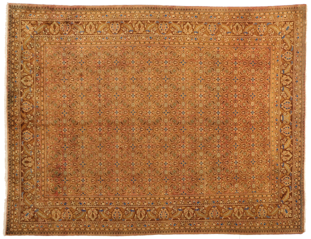 10 x 13 Vintage Persian Hamadan Rug 75776