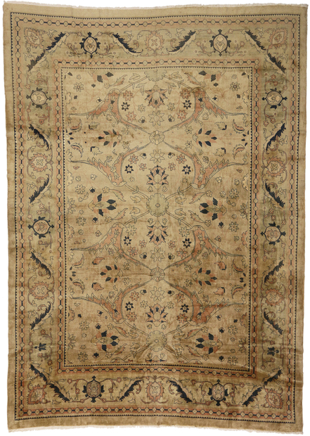 13 x 18 Vintage Persian Mahal Rug 75823