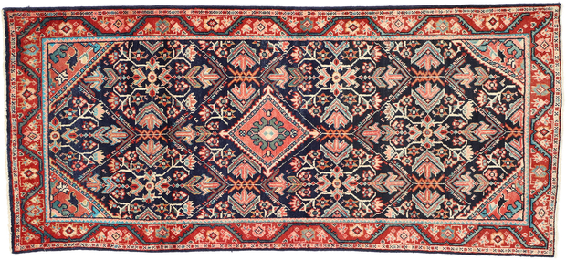 4 x 8 Vintage Persian Mahal Runner 76003