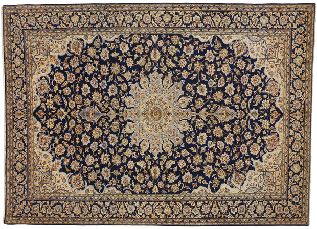 9 x 13 Vintage Persian Najafabad Rug 76013