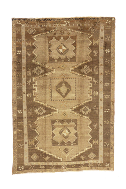 7 x 10 Vintage Persian Hamadan Rug 76034