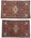 2 x 4 Vintage Persian Borchelou Hamadan Rug 76076