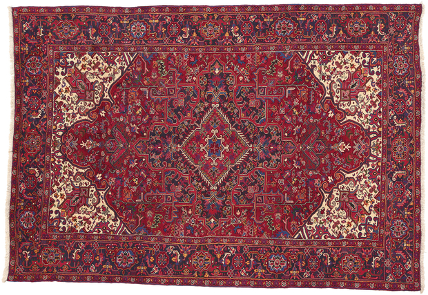 8 x 11 Vintage Persian Heriz Rug 76163