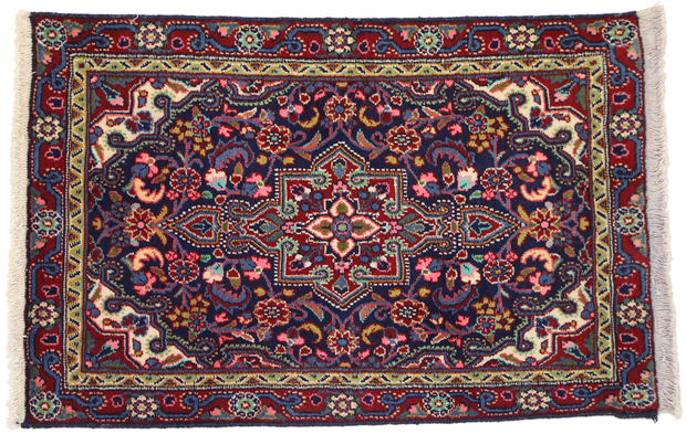 2 x 3 Vintage Hamadan Rug 76219