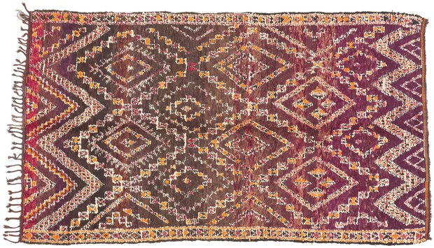 7 x 12 Vintage Beni MGuild Moroccan Rug 20090