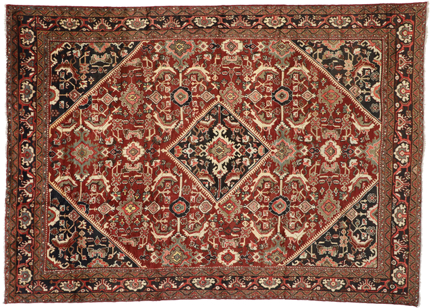 10 x 13 Antique Mahal Rug 76317