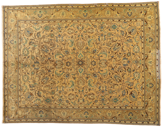 10 x 13 Vintage Persian Tabriz Rug 76327
