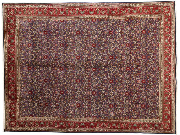 10 x 13 Vintage Persian Tabriz Rug 76331