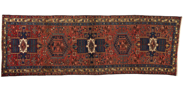 4 x 11 Antique Persian Azerbaijan Rug 76359