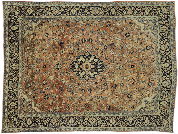 11 x 14 Vintage Persian Mahal Rug 76378