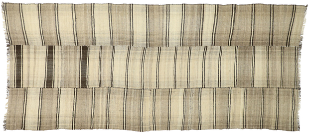 7 x 17 Vintage Persian Mazandaran Kilim Rug 76396