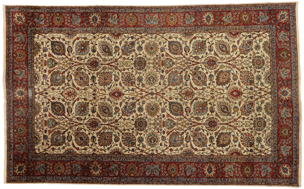 10 x 16 Vintage Persian Tabriz Rug 76409