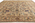 9 x 13 Vintage Ivory Persian Tabriz Rug 76412