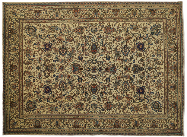 9 x 13 Vintage Tabriz Rug 76412