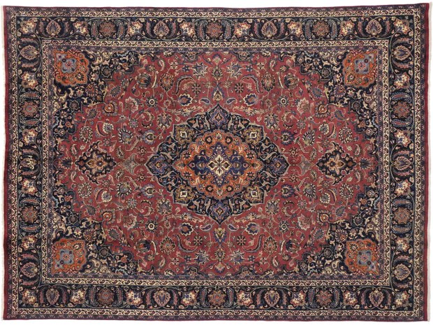 10 x 13 Vintage Mashad Rug 76419