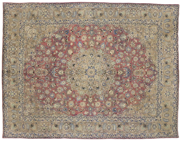 10 x 13 Vintage Khorassan Rug 76466