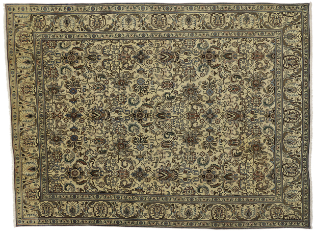 10 x 13 Vintage Tabriz Rug 76473