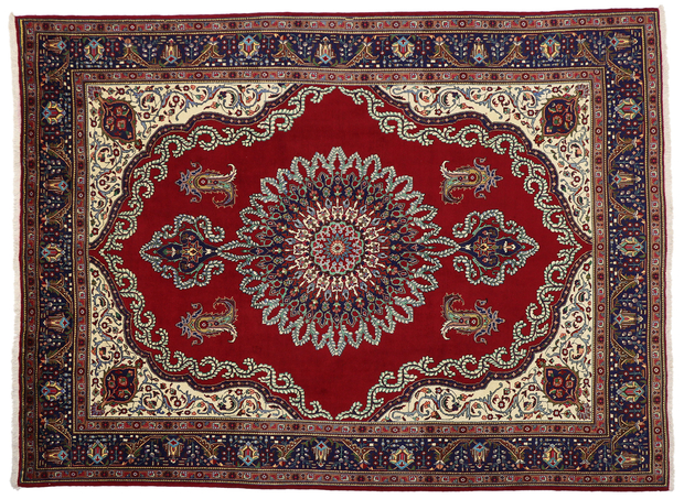 10 x 13 Vintage Tabriz Rug 76485