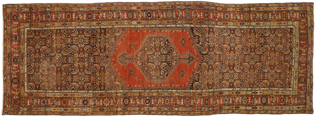 7 x 19 Antique Persian Malayer Rug 76488