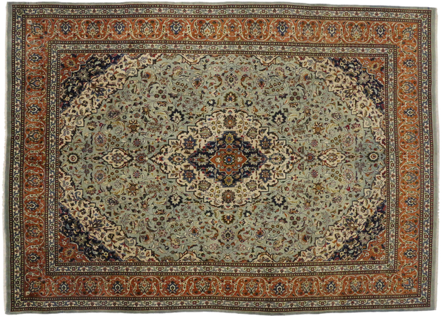 10 x 13 Vintage Persian Khorassan Rug 76496