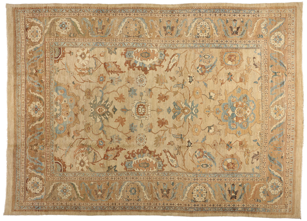 13 x 18 Modern Earth-Tone Persian Sultanabad Rug 76553