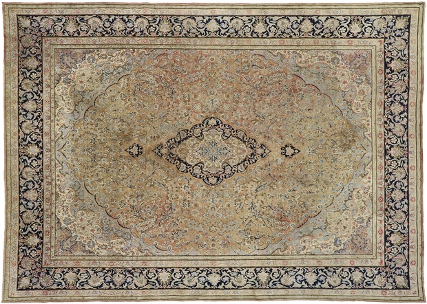 10 x 14 Vintage Kerman Rug 76515