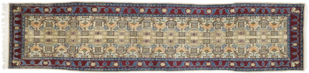 3 x 13 Vintage Yazd Rug 76575