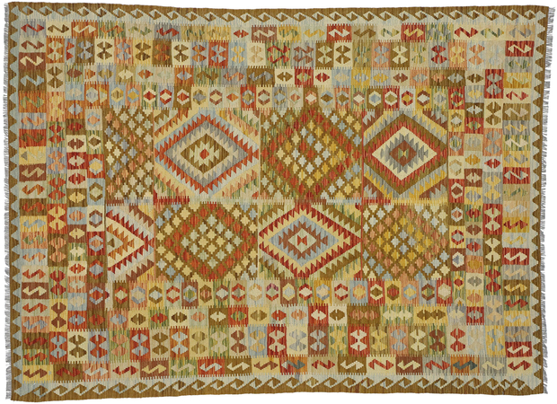 6 x 8 Vintage Afghan Kilim Rug 80165