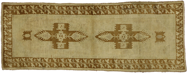 3 x 9 Vintage Oushak Rug 50023