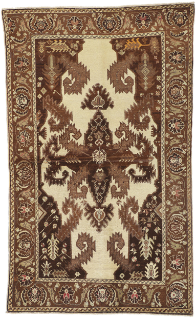 4 x 7 Vintage Turkish Oushak Rug 50335