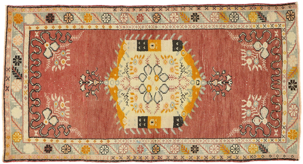 3 x 6 Vintage Oushak Rug 50338