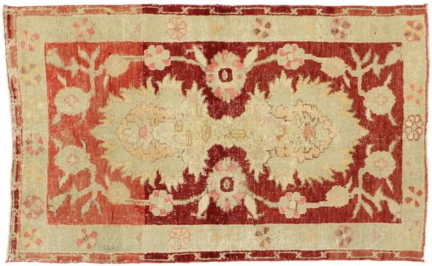 3 x 4 Vintage Oushak Rug 51567