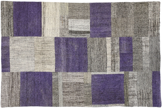 4 x 6 Vintage Turkish Patchwork Rug 51583
