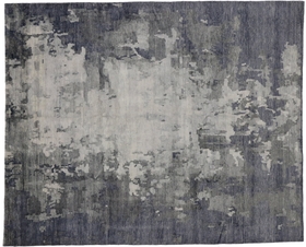 Abstract ‘Skies Are Gray’ Transitional Modern Area Rug Rug No.: 30158 08'02 X 10'01 Transitional