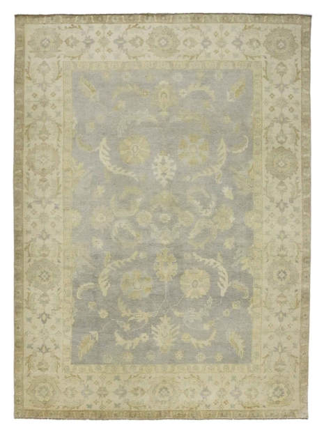 9 x 13 Vintage-Inspired Oushak Rug 30212