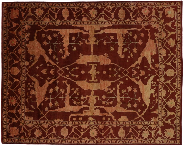 8 x 10 Modern Indian Auburn Rug 30225