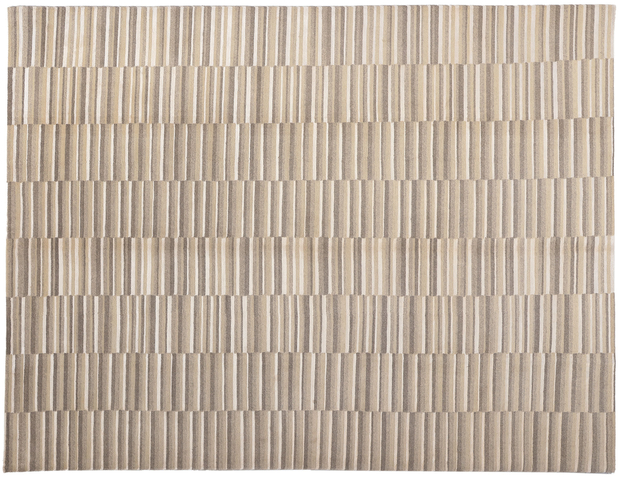 8 x 10 Neutral Striped Rug 30231