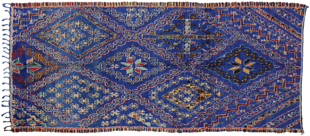 6 x 14 Vintage Beni M'Guild Moroccan Rug 20123